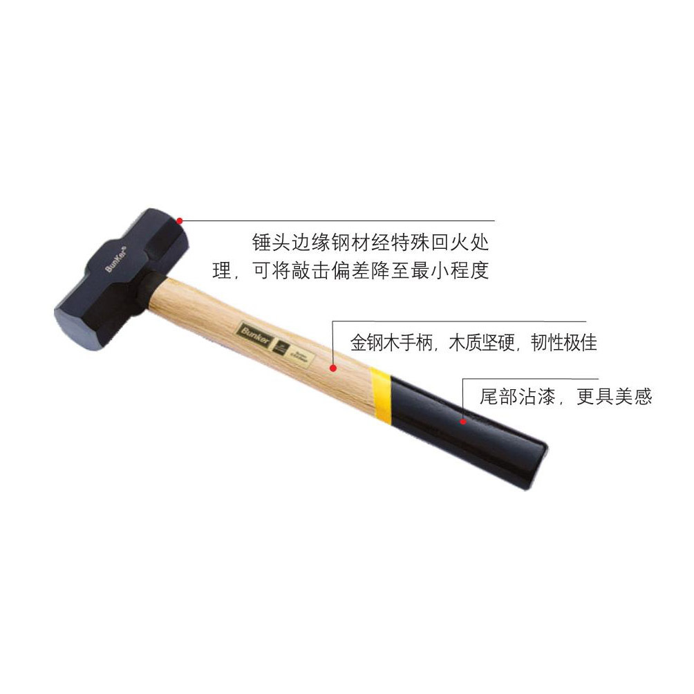 Industrial grade octagonal hammer