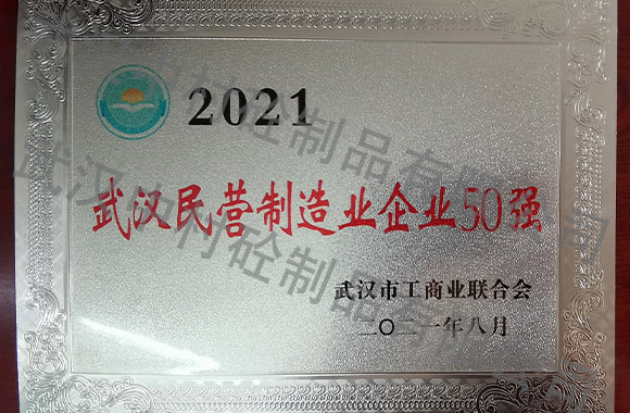 武漢民營制造業(yè)企業(yè)50強(qiáng)