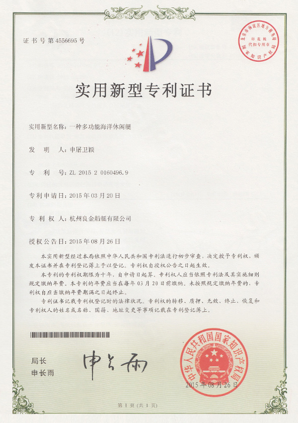 Patent Certificate 2A