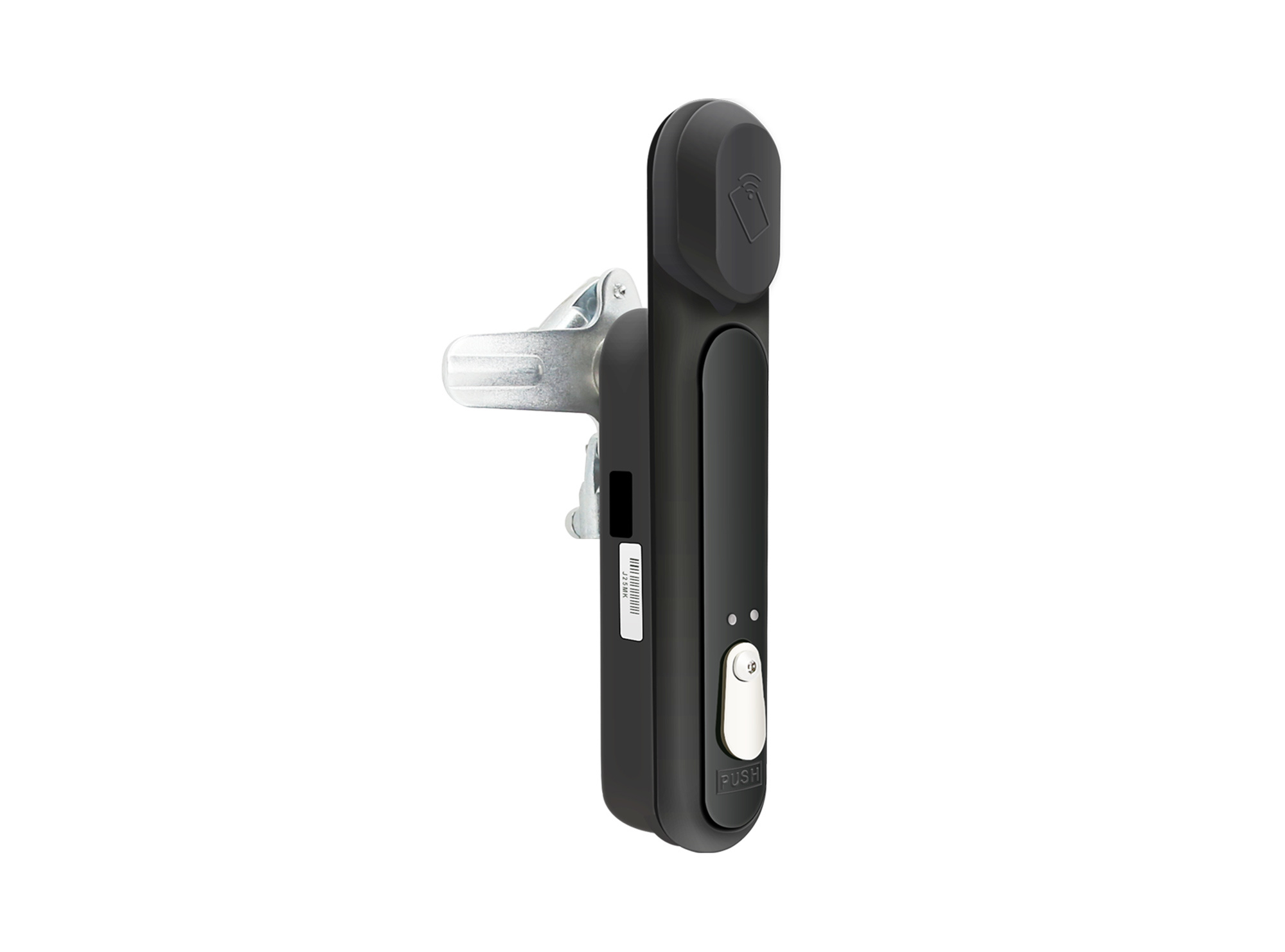 Integrated access control cabinet lock