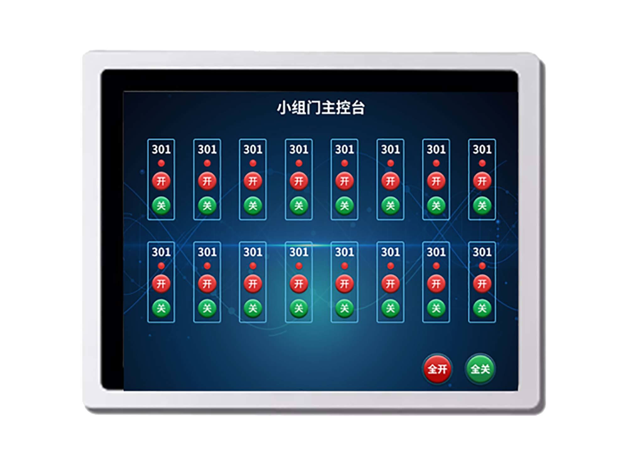 Group gate centralized terminal