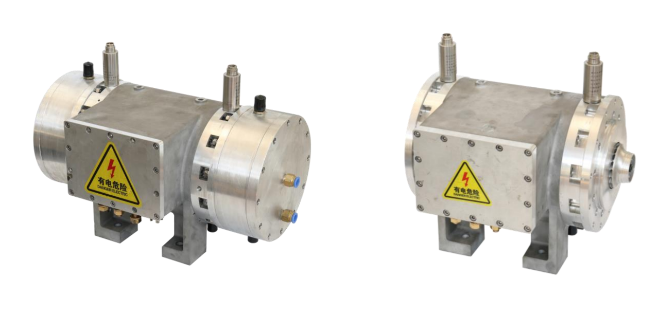 High speed motor for refrigerant lubricated (oil-free) ceramic ball bearing refrigeration compressor