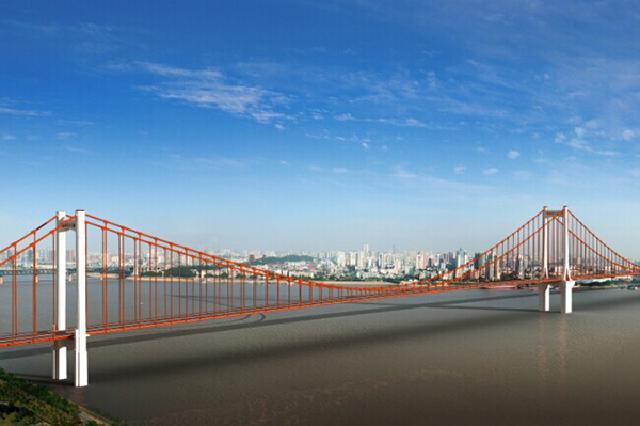 Wuhan Parrot Island Bridge