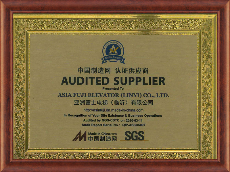 Made in China certified supplier