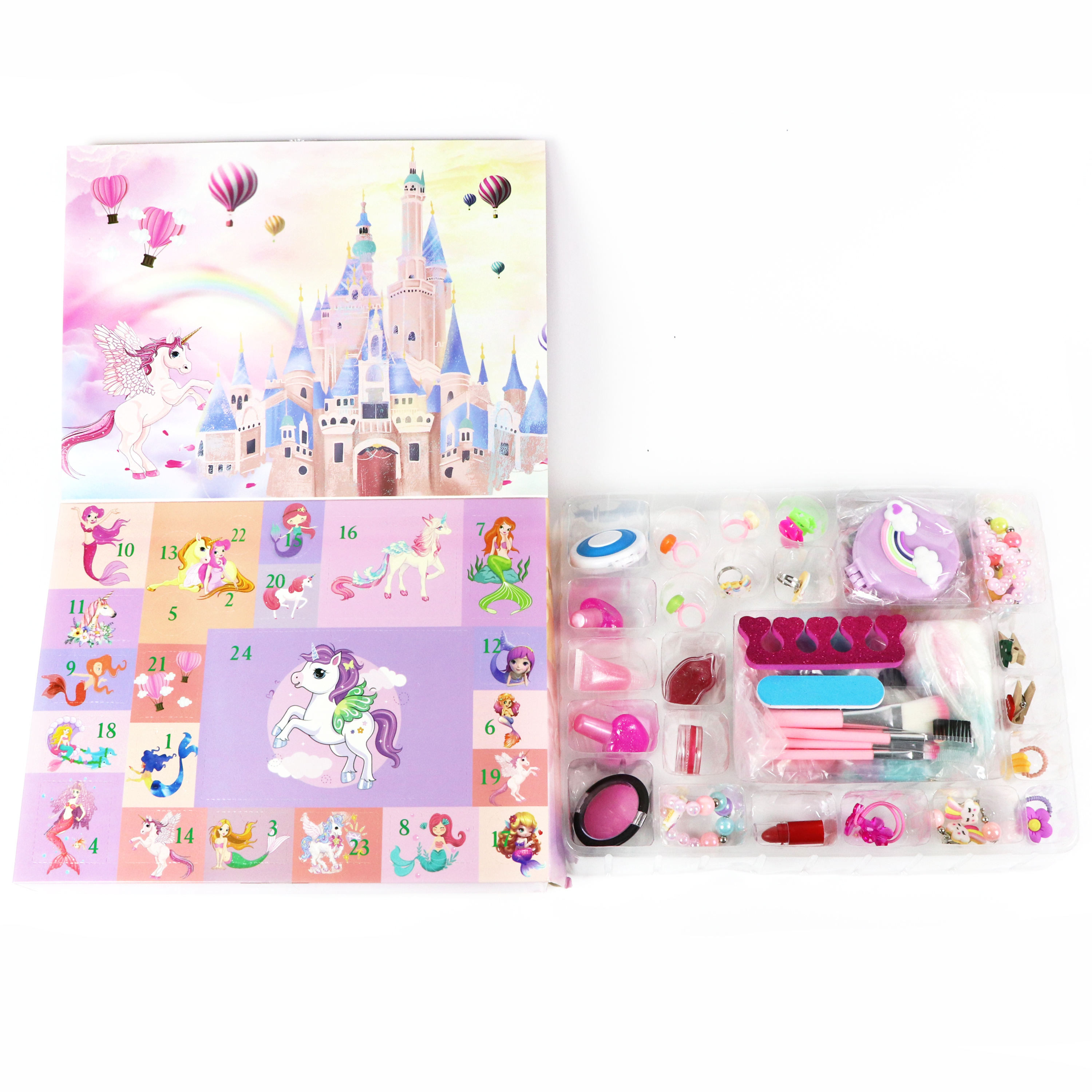 Kids makeup advent calendar