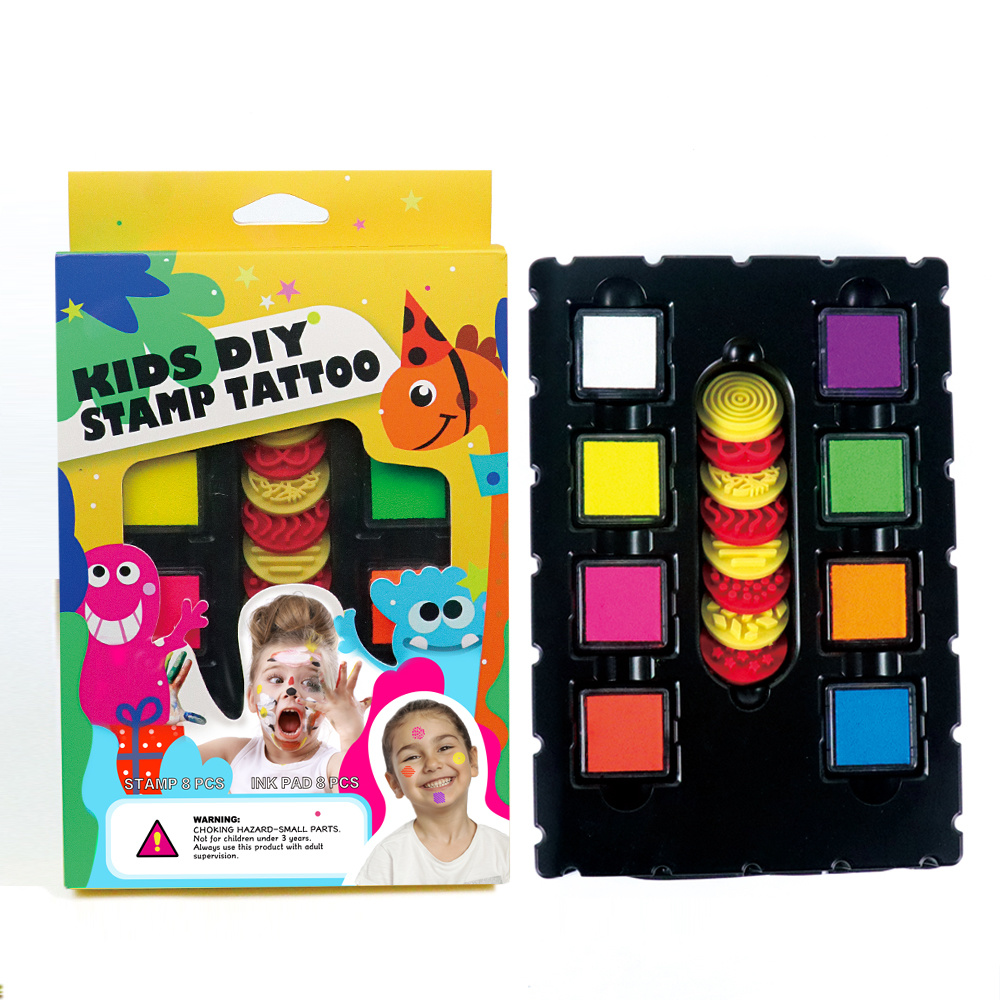 Kids Body Tattoo Stamp Kit