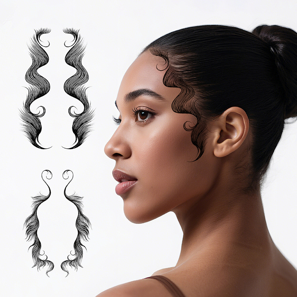 Hair Tattoo Sticker