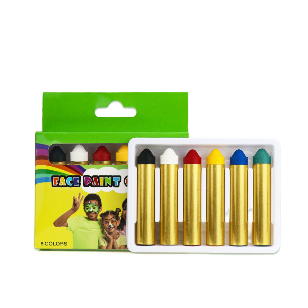 6-color Face Paint Crayon Kit