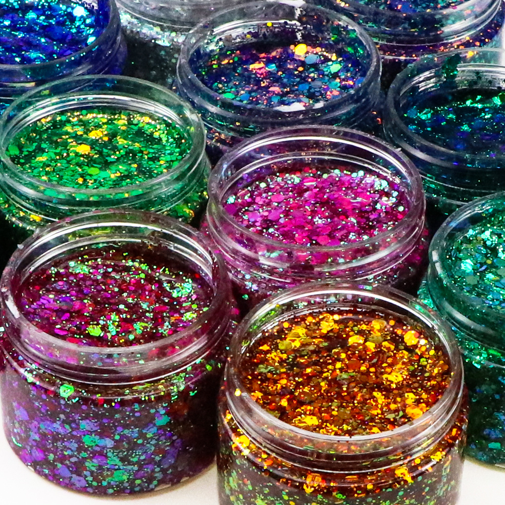 Duo-chrome Chunky Glitter Gel