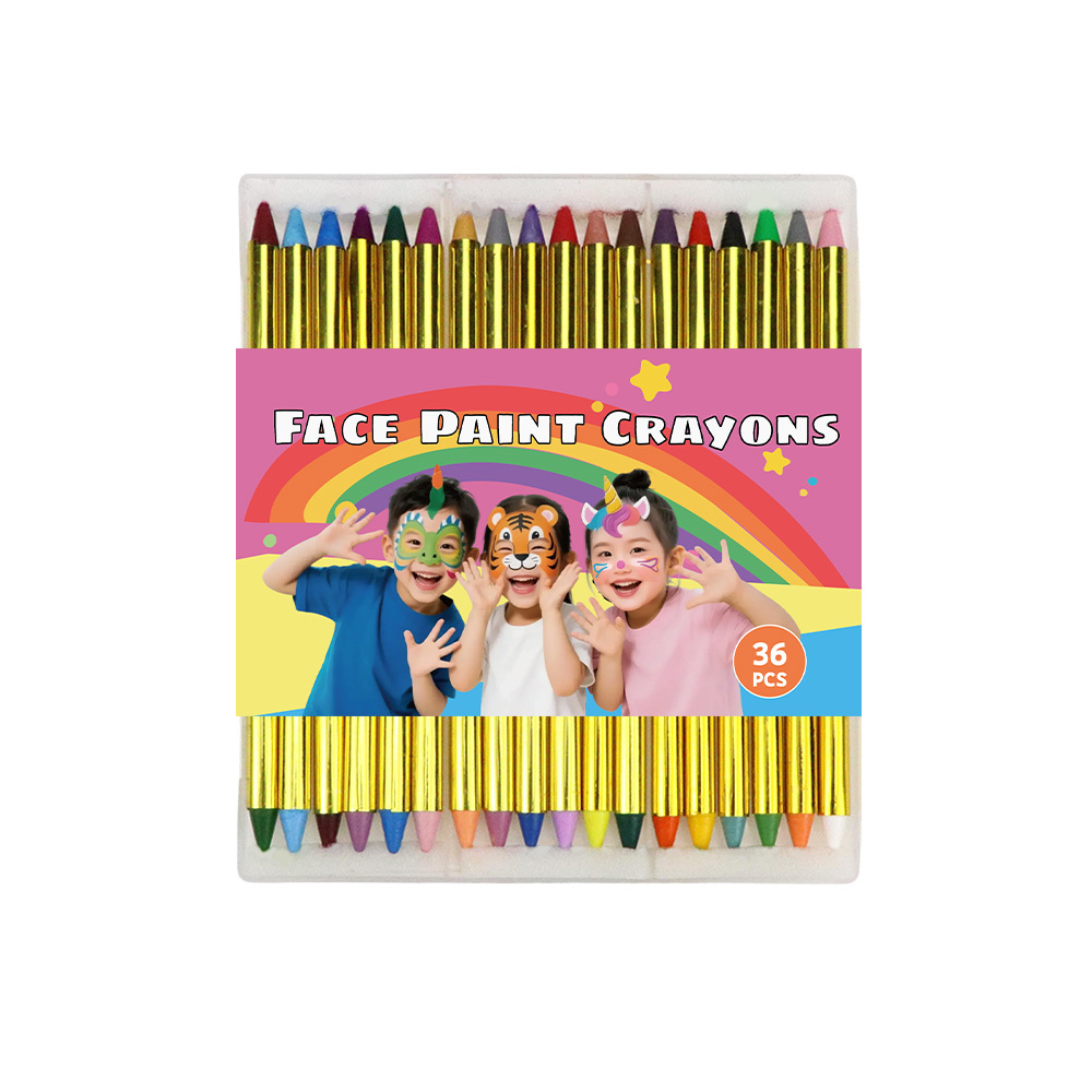36-color Face Paint Crayon Kit
