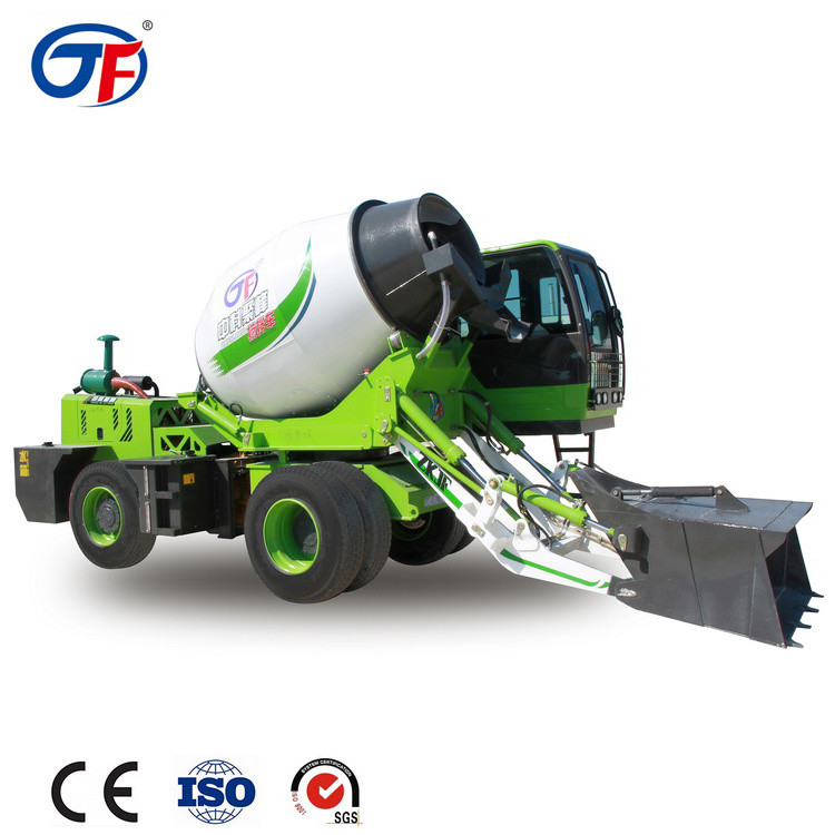 3.5 CBM Model CMT3500RW Bidirectional Driving Self Loading Concrete Mixer Truck