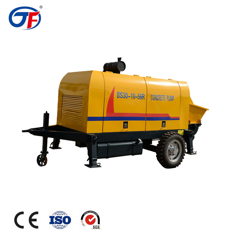 Model BS30-10-56R Trailer Concrete Pump