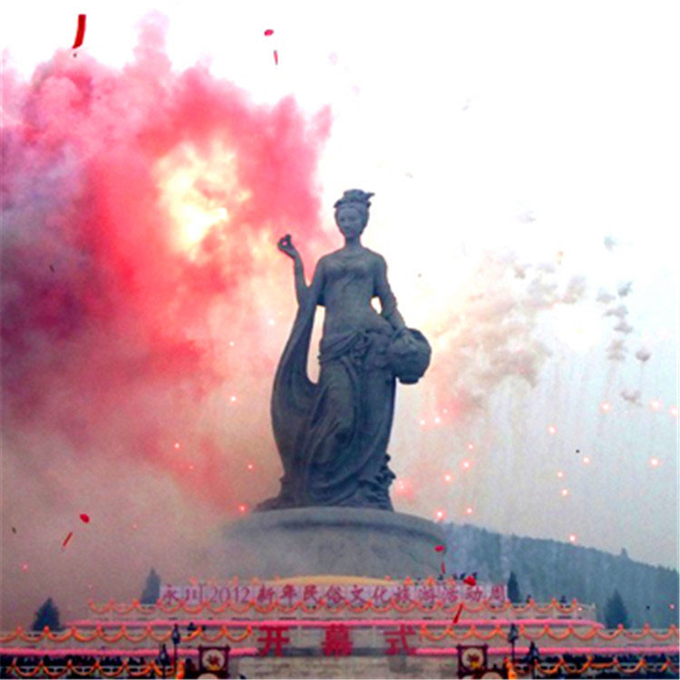 3500平米【浮雕】重庆永川区神女湖茶山神女石雕巨像及园林浮雕