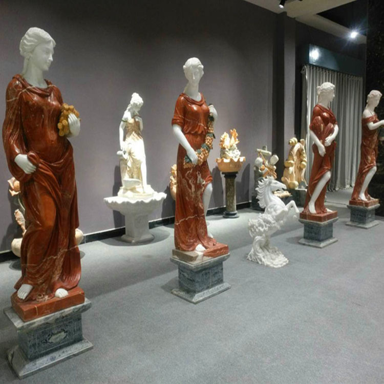 【西方人物石雕】四季女神雕像由曲阳厂家河北鑫特公司制作