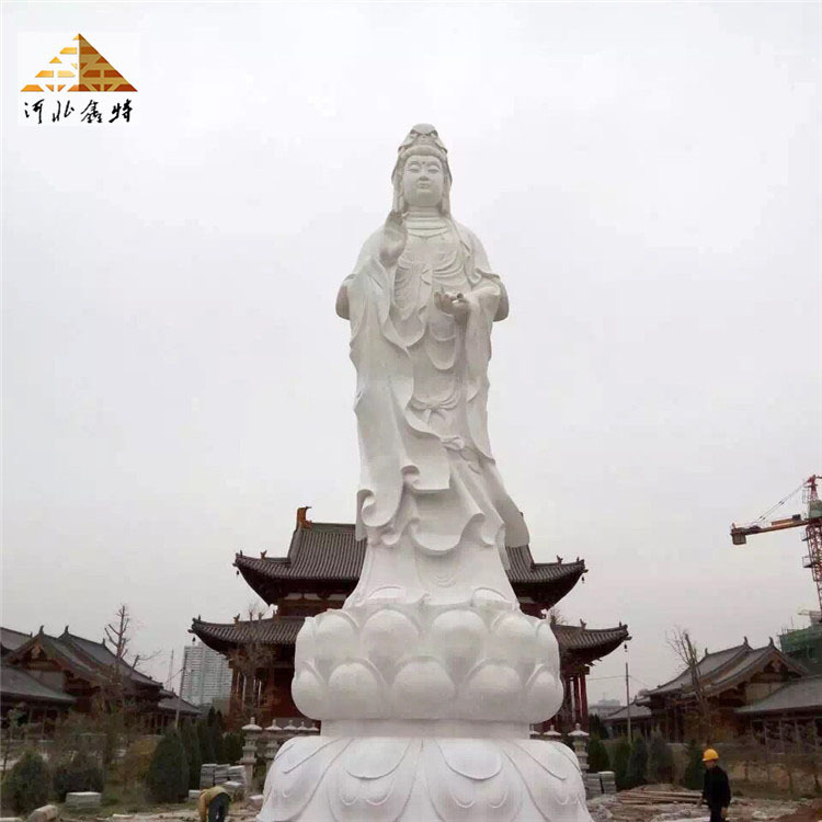大型寺廟石雕觀音雕像-16米高觀音雕塑