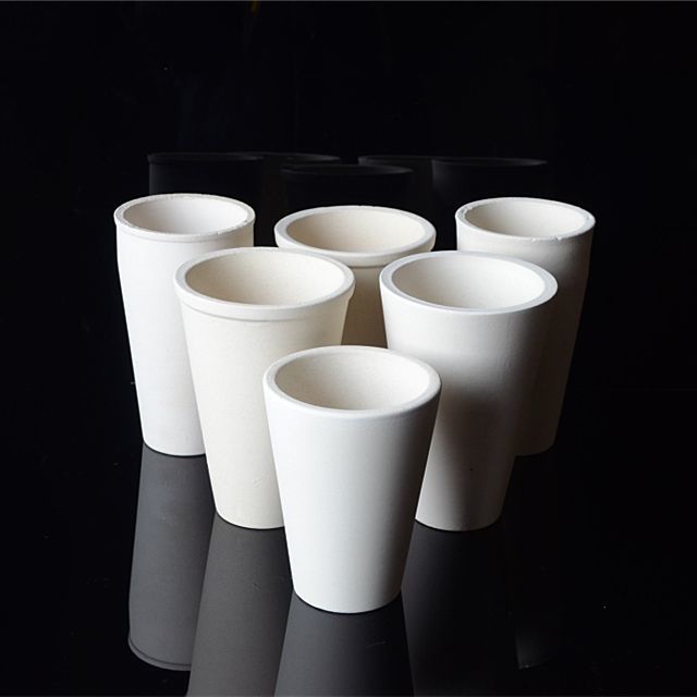 Fire clay crucible assay gold melting crucible for gold assaying and precious metal analysis