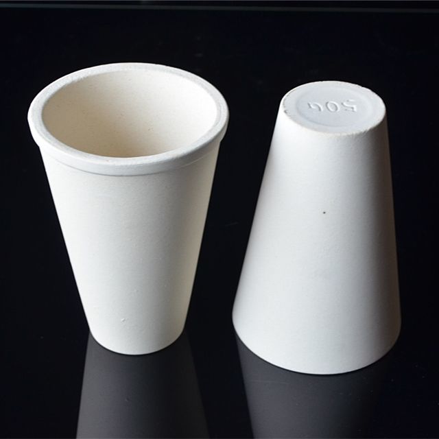 Laboratory Porcelain Fire assay crucible 750ml