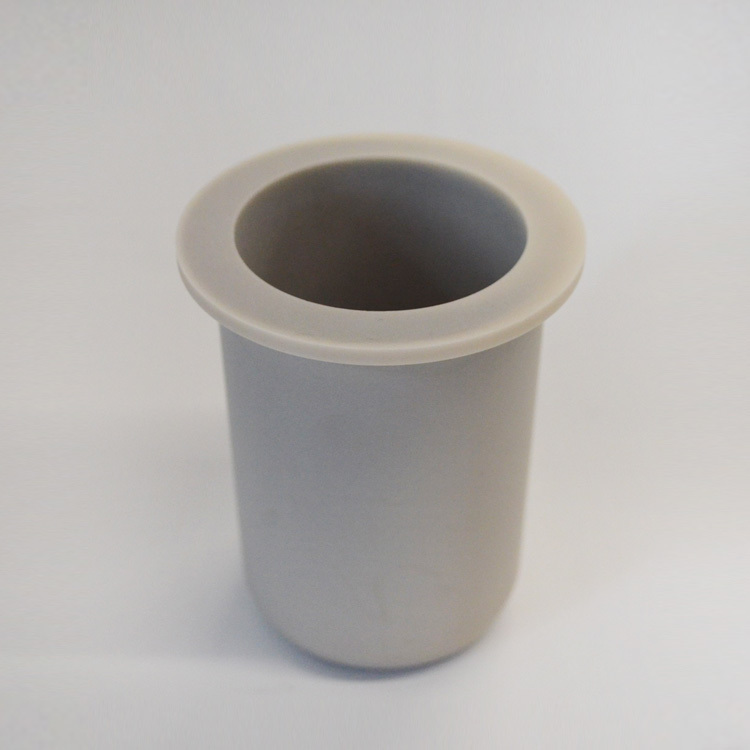 aln ceramic aluminum nitride cup crucible from China manufacturer
