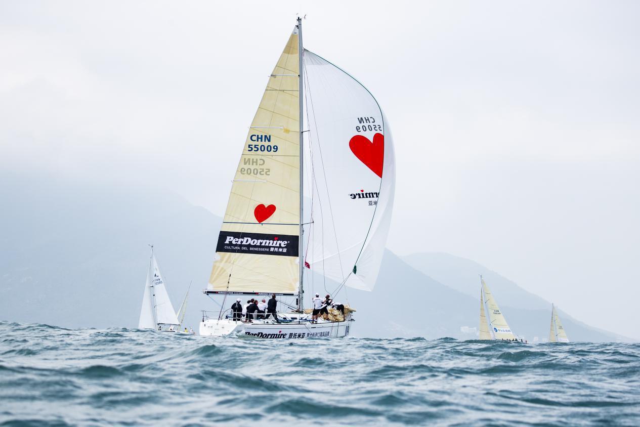 The China Cup of Asia's Top Sailing Race kicked off, and PerDormie, an Italian bedding brand, gave full 