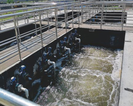 Large-scale sewage treatment project