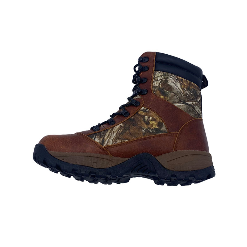 High quality waterproof leather hiking boots mens shoes
