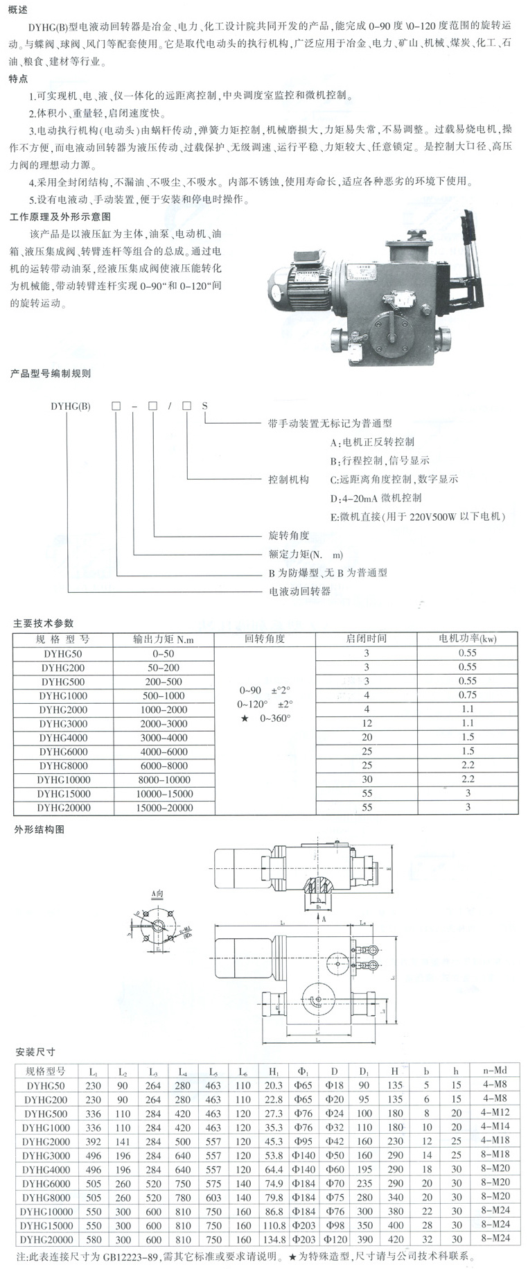 電液動回轉(zhuǎn)器