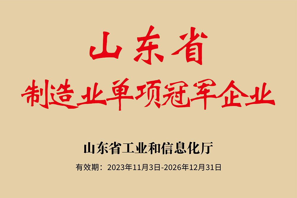 山東省制造業(yè)單項(xiàng)冠軍企業(yè) 山東省制造業(yè)單項(xiàng)冠軍企業(yè)