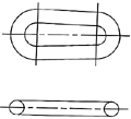 Pear-shaped Connecting Shackle
