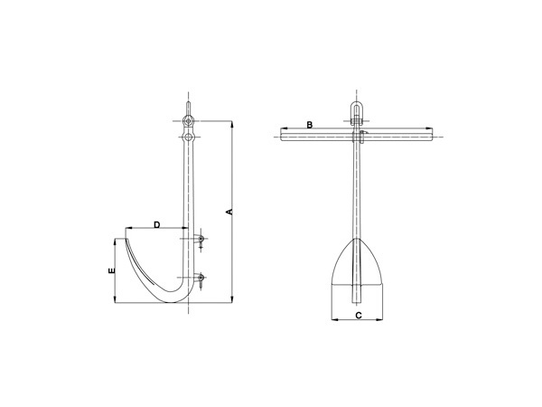 HY-11 Single fluke anchor