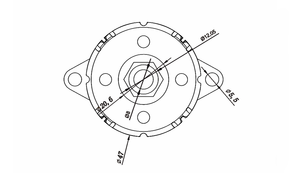 DA47E系列圓盤阻尼器