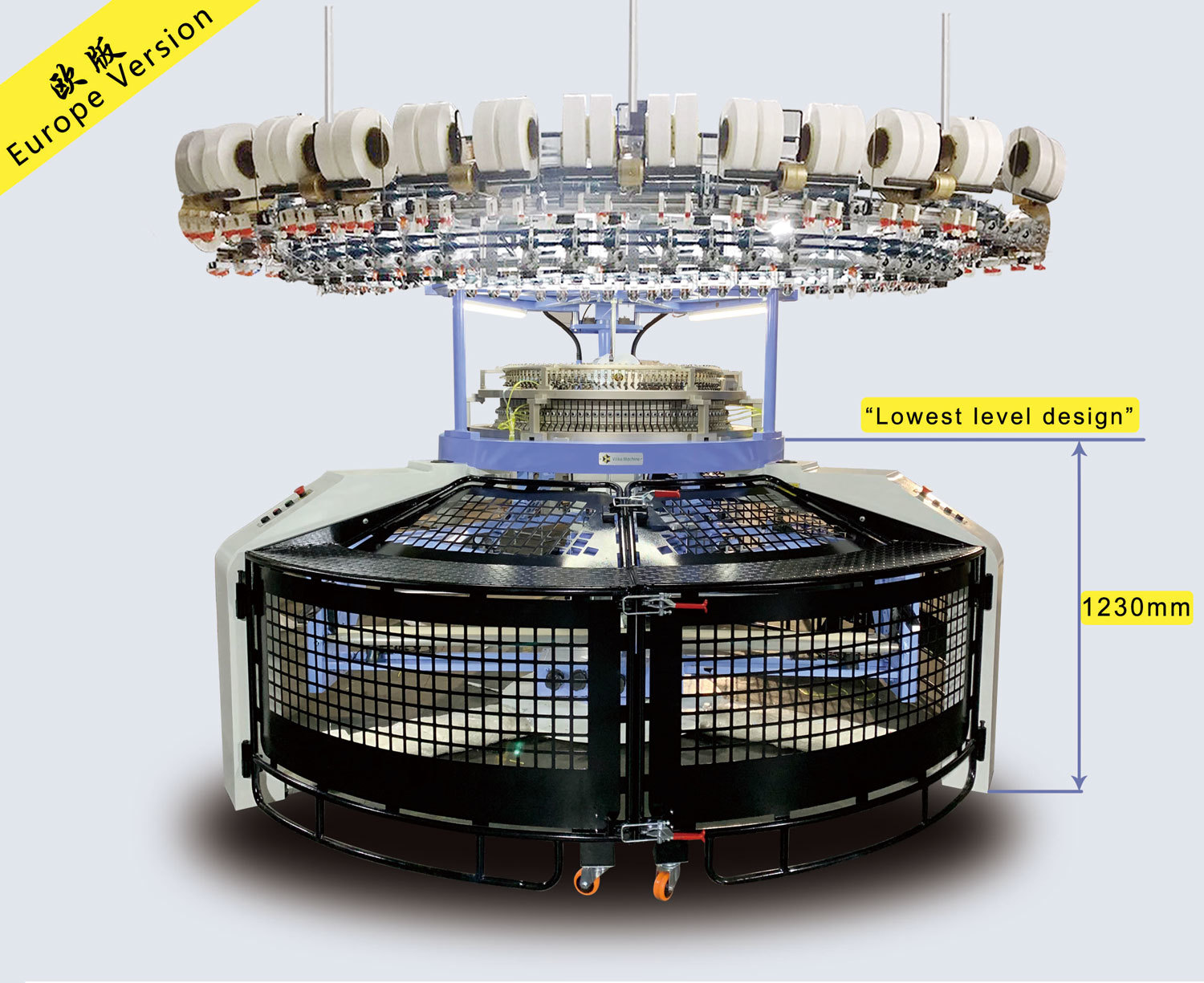 European version of Bantam single-sided plain weave machine
