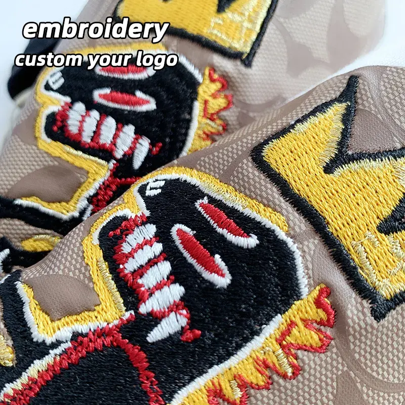 Embroidered Tshirts Colorful Embroidery Letters