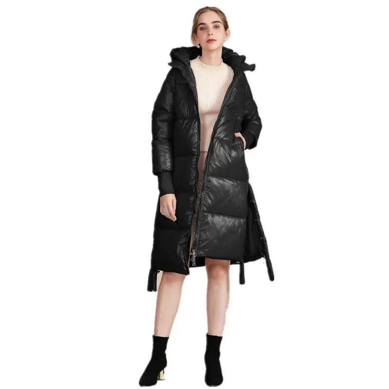 Fashion long women's jacket winter warm coat