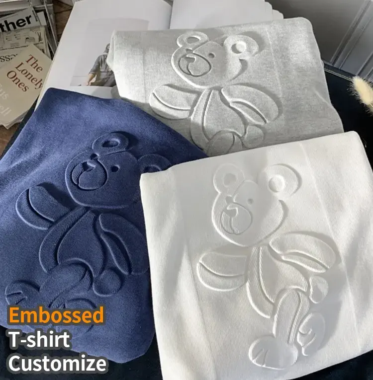 3D embossed print Tshirts