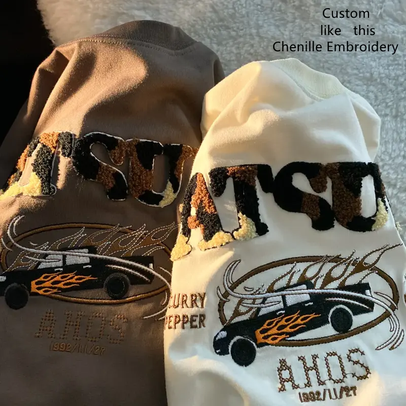 Chenille Embroidered Tshirts