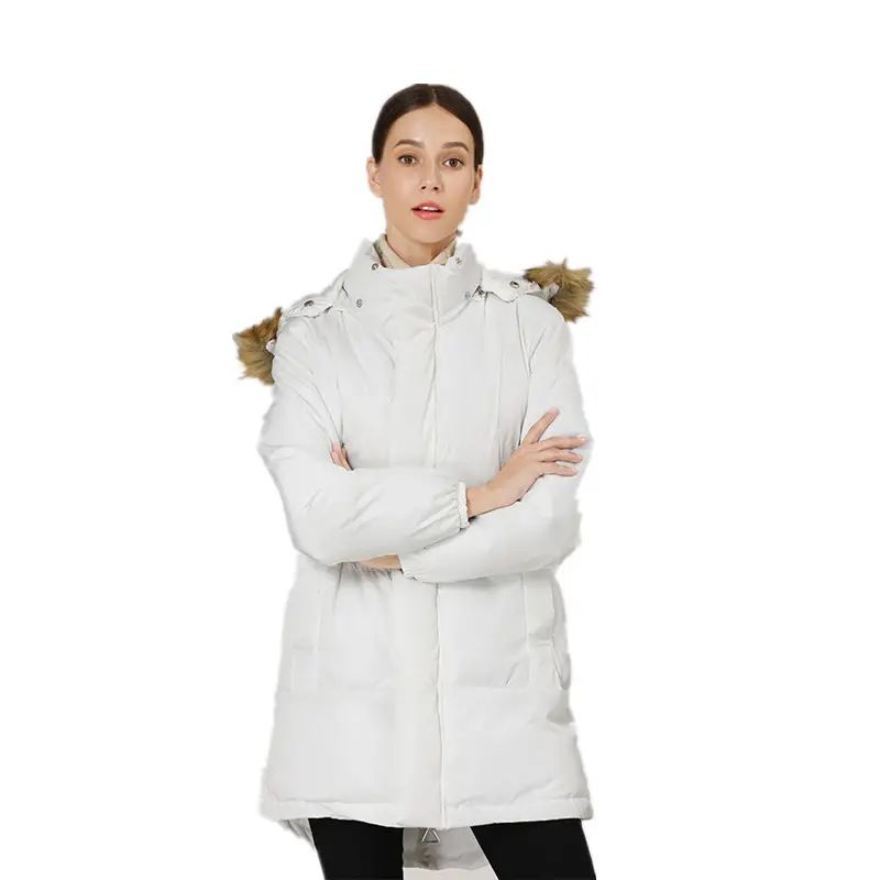 Fashion long women's jacket winter warm coat
