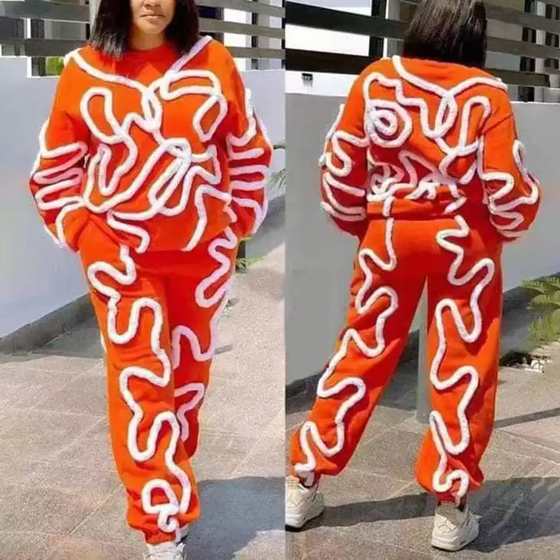 custom tracksuit high quality joggers Hoodie 2-piece set for men and women