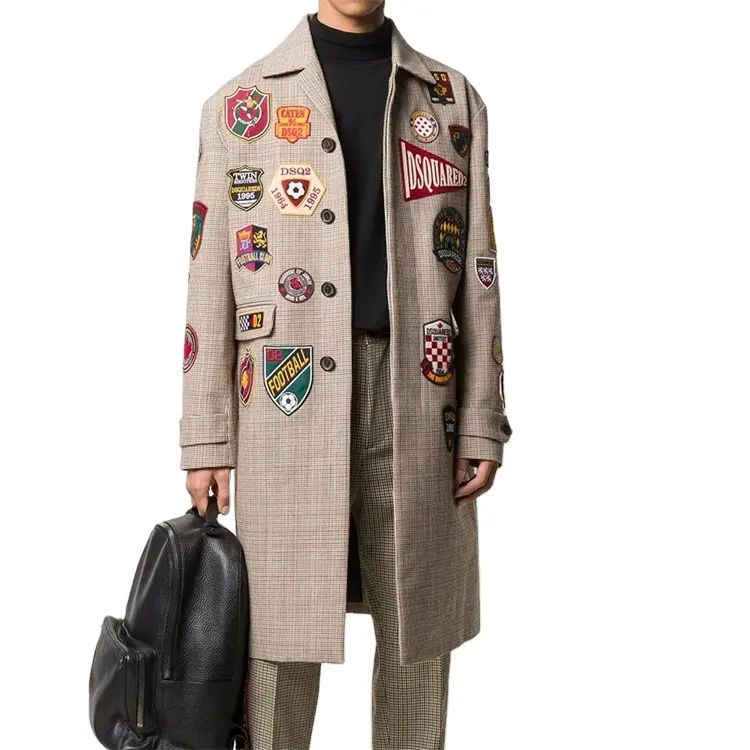 men's wool overcoat blend top jackets coat