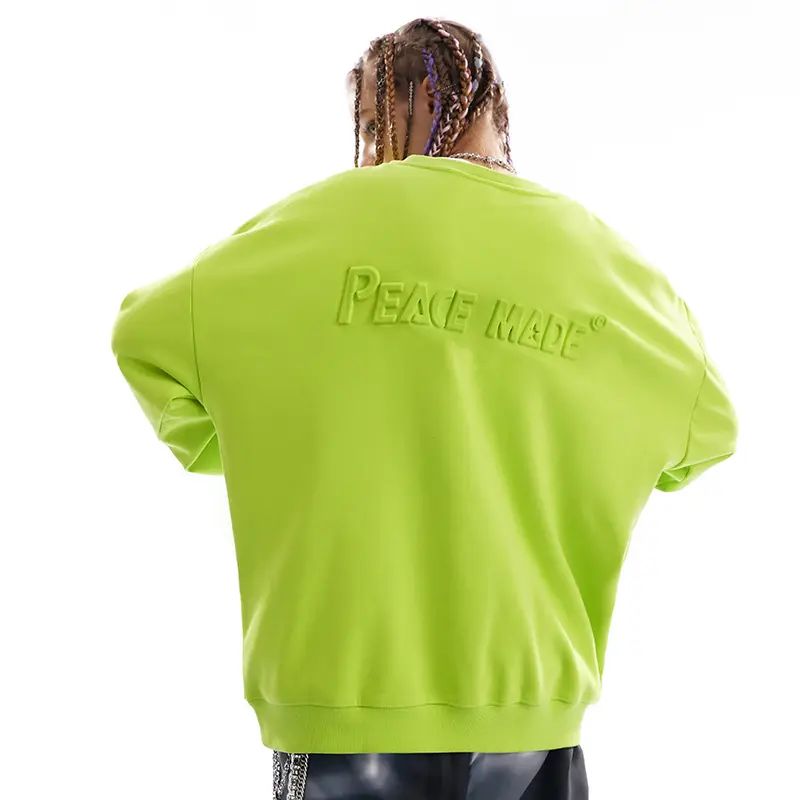 3D emboss print hoodie