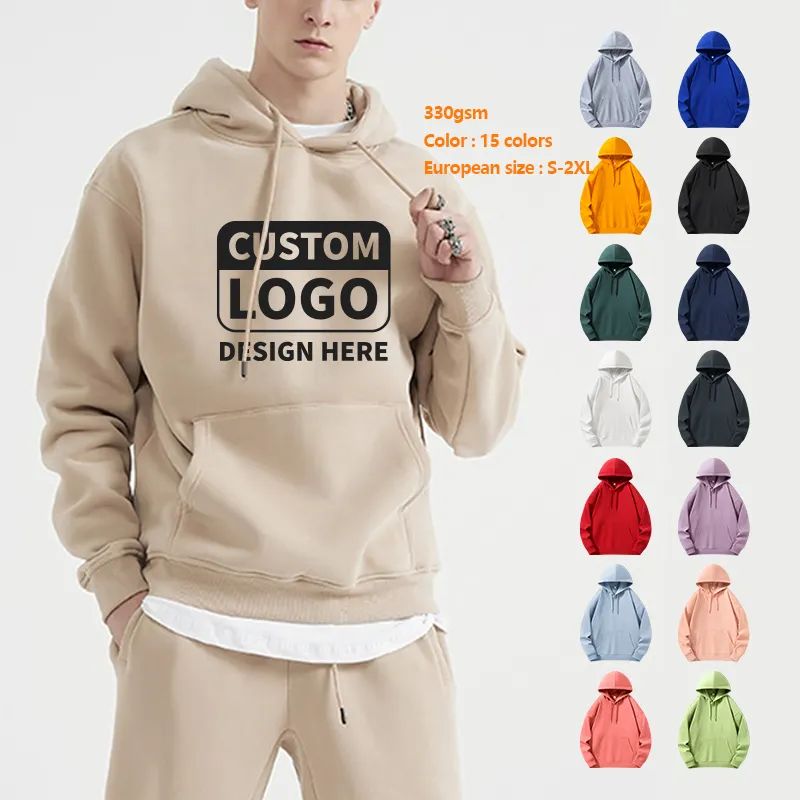 High Quality 100% Cotton Hoodies