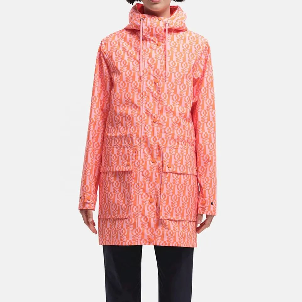 Windproof waterproof windbreaker jacket for women