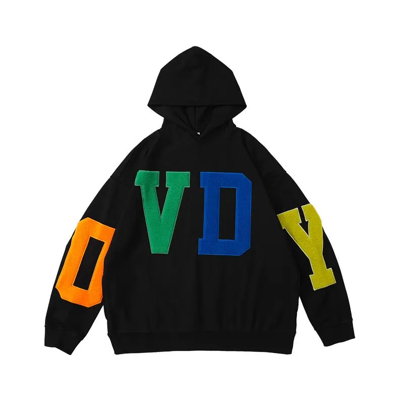 3D Chenille embroidery hoodie