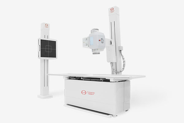 High end DR system of digital flat plate double column flat bed