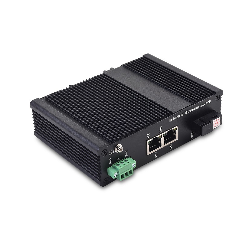 2 10/100TX PoE/PoE+ and 1 100FX | Unmanaged Industrial PoE Switch JHA-IF12HP