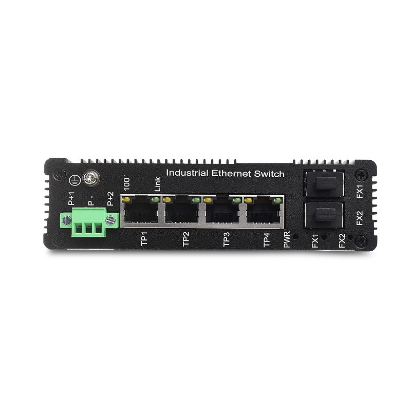 4 10/100TX and 2 100X SFP Slot | Unmanaged Industrial Ethernet Switch JHA-IFS24H