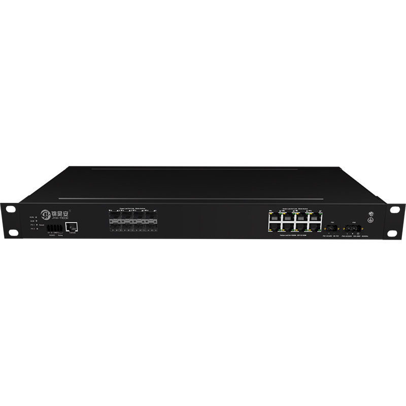 8*1000Base-X+8*10/100/1000Base-T,Managed Industrial Ethernet Switch JHA-MIGS808-1U