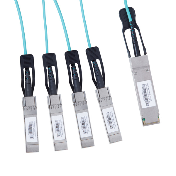 QSFP+/4-SFP+ Active Optical Cables JHA-QSFP-4SFP-40G-AOC