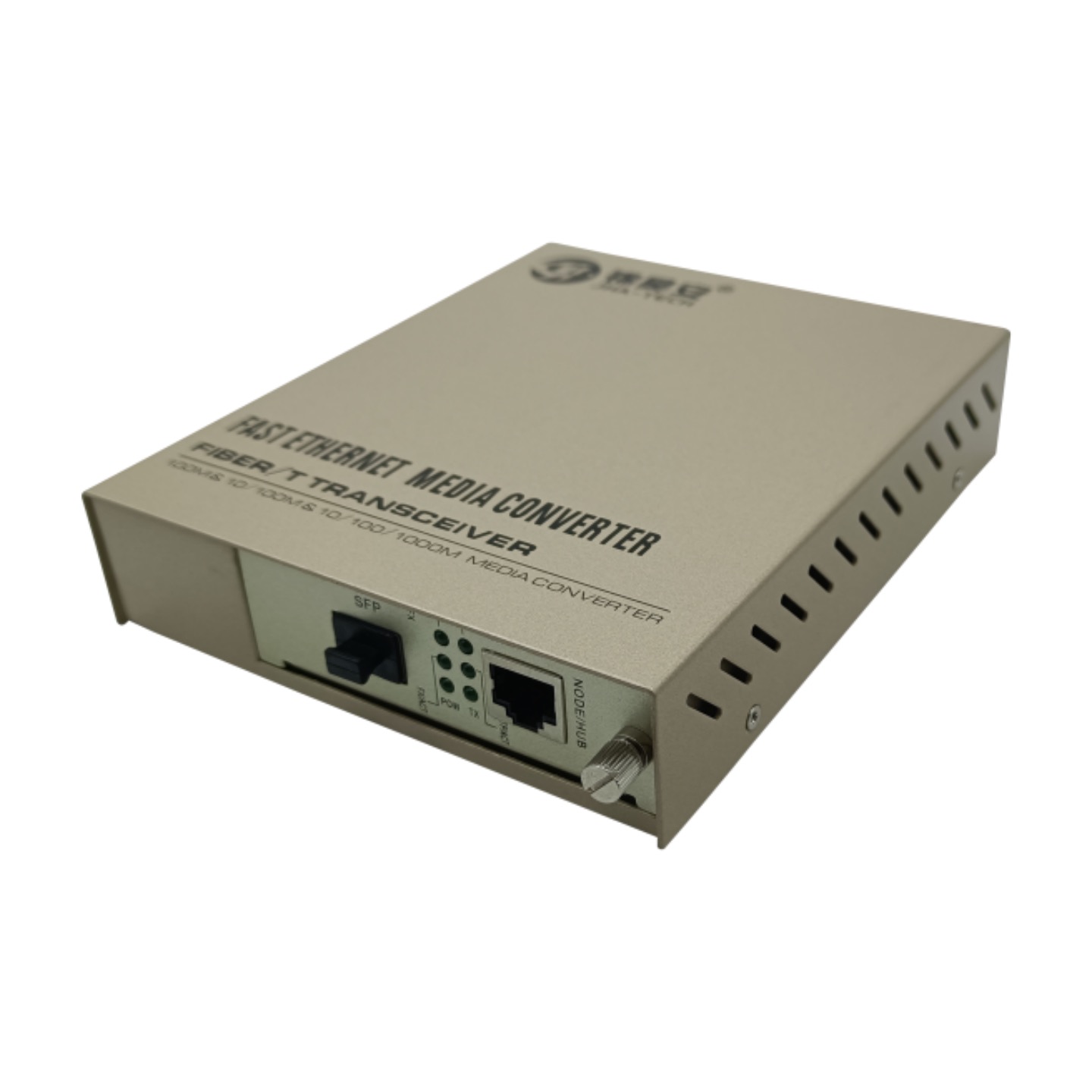 1 1000Base-X SFP Slot and 1 10/100/1000Base-T(X)  | Card type&Build-in Power Supply Fiber Media Converter JHA-GSCP11