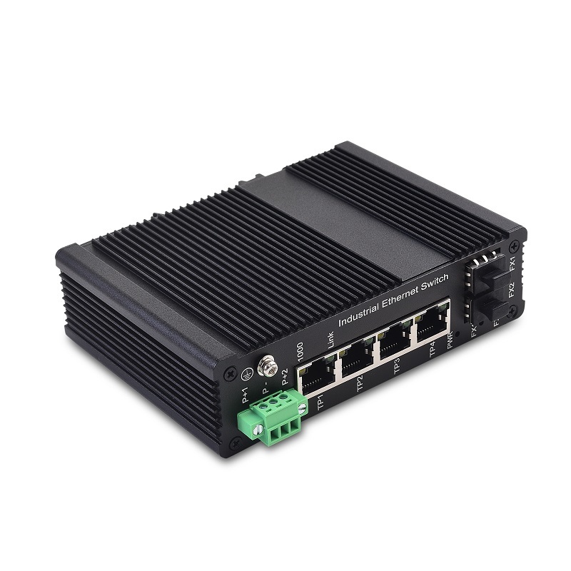 4 10/100/1000TX PoE/PoE+ and 2 1000X SFP Slot | Unmanaged Industrial PoE Switch JHA-IGS24HP