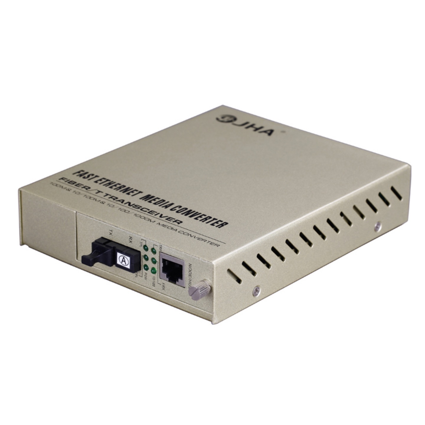 1 1000Base-FX SC Slot Single Fiber and 1 10/100/1000Base-T(X) Managed Fiber Media Converter JHA-MG11WR-20 Series